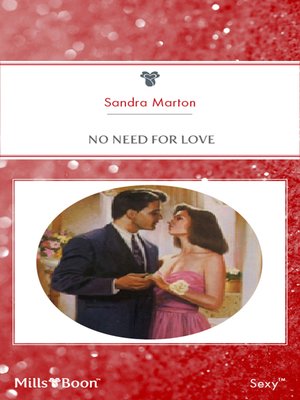 cover image of No Need For Love